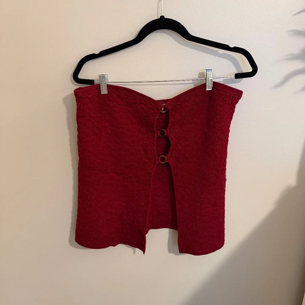Celandine Puckered Tube Top - Picture 4 of 7